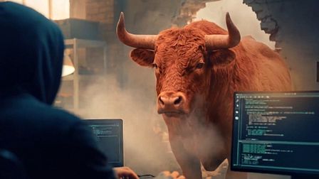 Made by Humans bring Swissquote's iconic bull to life
