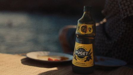 Puget spends a day at the beach