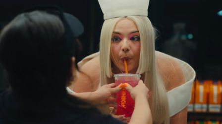 Megan Stalter ditches the VMAs to go on a Dunkin' run