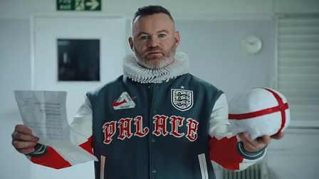 Wayne Rooney ruffs it for Nike x Palace