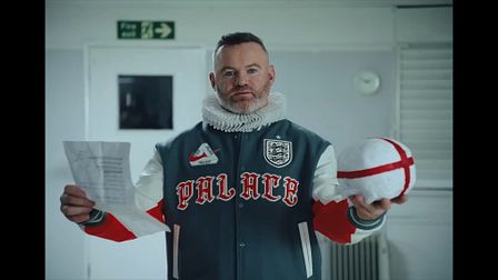Wayne Rooney ruffs it for Nike x Palace
