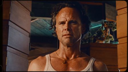 Goggins gets greased-up for Golden Sriracha