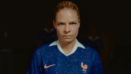 Orange flies the flag for Les Bleus