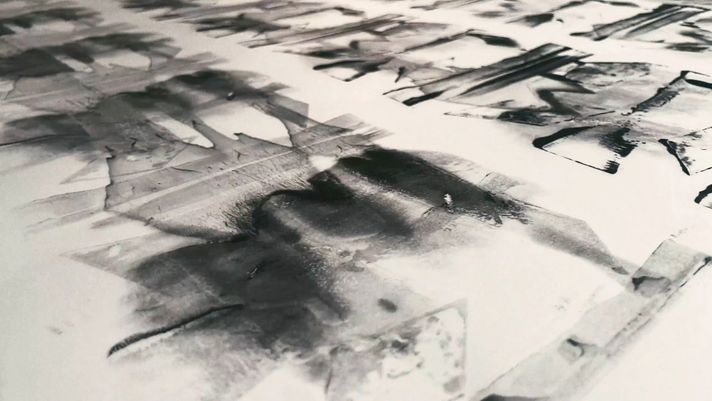 How Anthony Dickenson made months of monoprints for Rival Consoles
