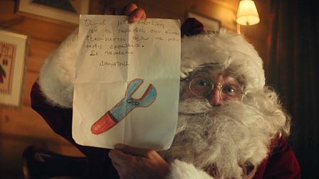 Santa's staying Ho-Ho-Home