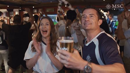 Barrymore and Bloom are back at sea for MSC Cruises