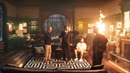 Cumberbatch's office eccentricity