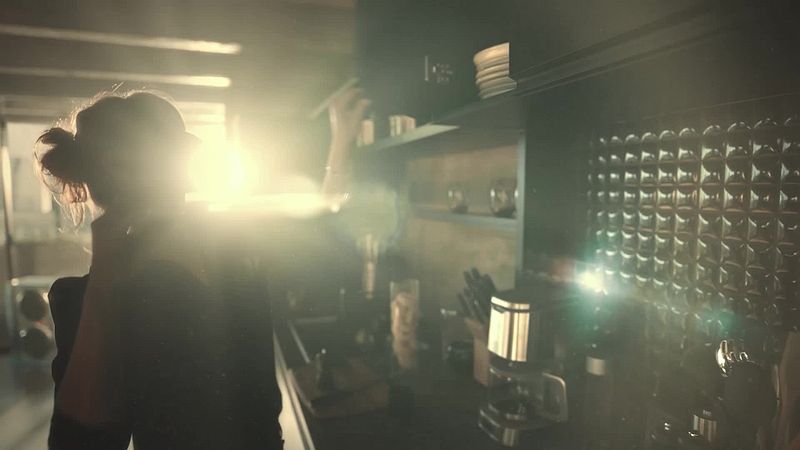 Black kitchen