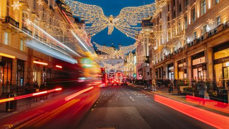 When the ad break ends, the Christmas story continues outside