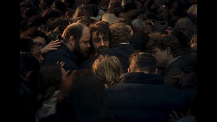 Nick Ball's bloody big hug