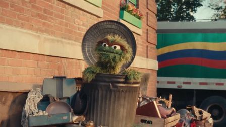 Oscar the Grouch talks trash for Glad