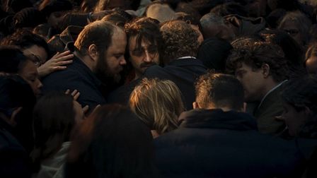 Nick Ball's bloody big hug