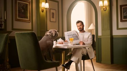 Justin Theroux enjoys The Luxury Collection