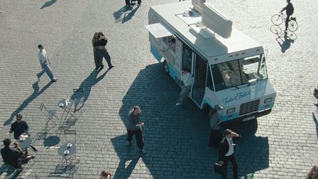 Yeonjun serves us some Ice Cream