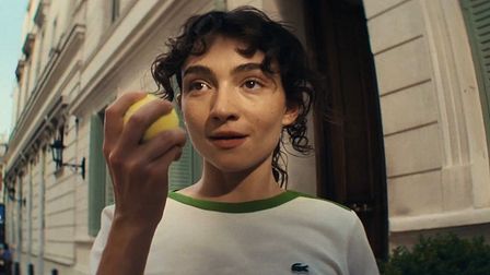Fredrik Bond keeps his eye on the ball for Lacoste