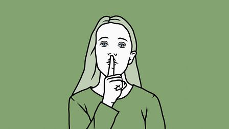 Explosive silence: how negative space can tell a story