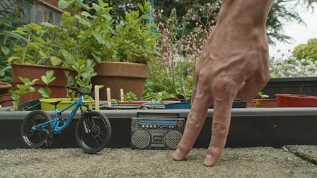 How to make a bike trial in your back garden