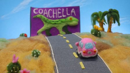 Andrea Love spins a crafty new ID for Coachella